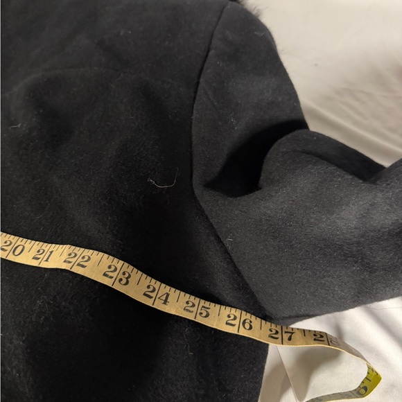 Jordan Craig Black Label Shearling Trench Coat Size XL Wool Blend - Picture 8 of 8